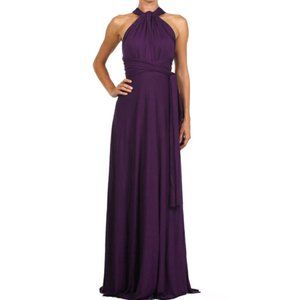 Transformer Wine Maxi Dress Infinity Bridesmaid